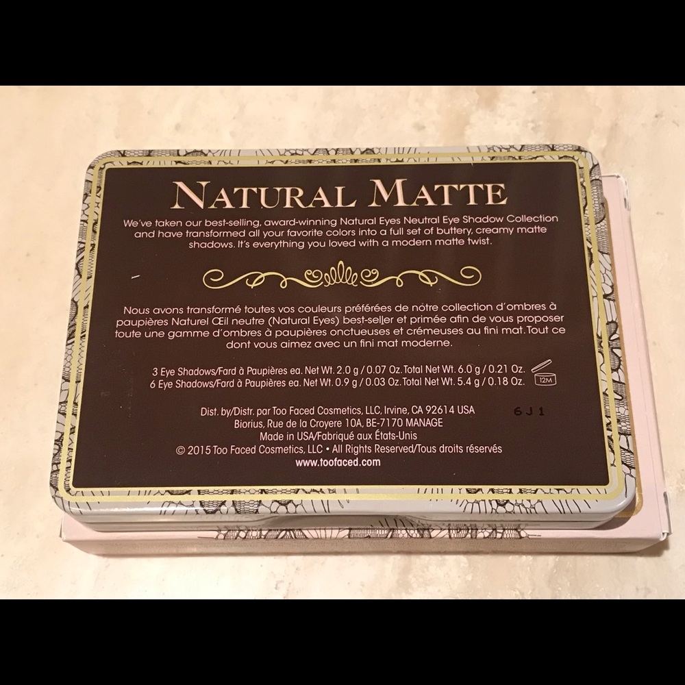 Rare❤️🔥Too Faced Natural Matte Eye Shadow - Picture 5 of 5